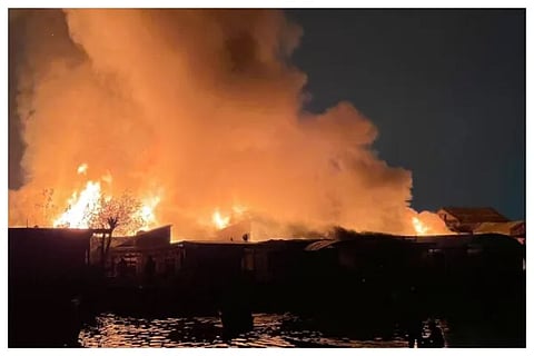 boat fire