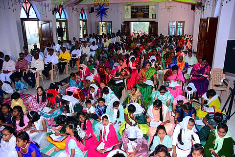 warm krismas celebration in koppal city and other villages