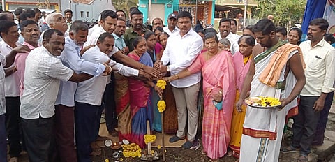 MLA Ravikumar drive for development work mandya