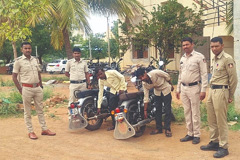 Two bikes seized for causing noise pollution