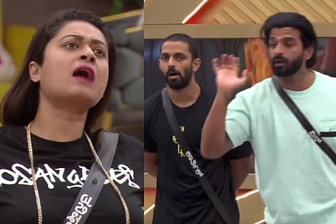 Bigg Boss Kannada Vinay Gowda and Tanisha Kuppanda fight