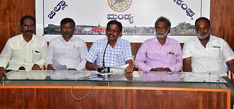Mysugar Cane Acceptors Association press conference mandya
