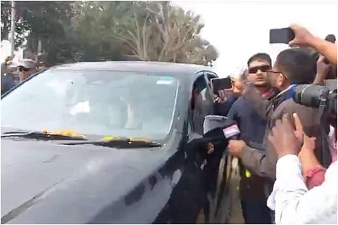 Rahul Gandhi attacked in West Bengal bricks thrown at his car during Bharat Jodo Nyay Yatra
