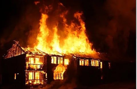 china fire accident