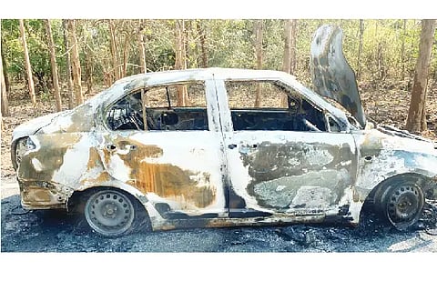 Car burn