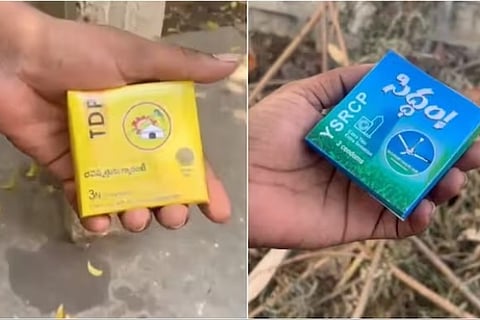 Condom packs with party names Andhra poll campaign picks up steam