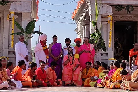 Danammadevi, Dr. Mallikarjuna Vishwaradhya Shivacharya, Prana Pratishtapana, Sindagi,