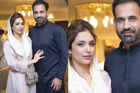 Irfan Pathan shares photo with wife Safa Baig on 8th marriage anniversary