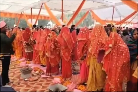 Mass marriage of hundreds of women without grooms_ FIR against govt officials after major scam unearthed in UP Group Marriage Scheme