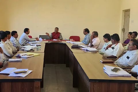 Water problem, Taluk Incharge Officer, Shankar Gowda Somanala, Muddebihala,