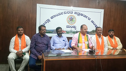 BJP criticism of state government mandya