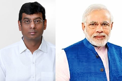 MLC SUNILGOUDA LETTER TO MODI