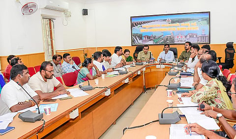 Manual scavengers meeting mandya