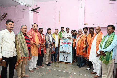 Clean water system by Rotary Club