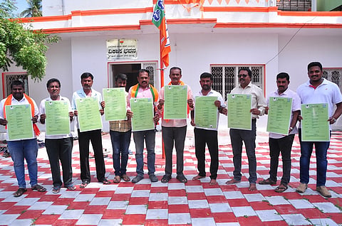 BJP has released the scorecard against the Congress government Mandya
