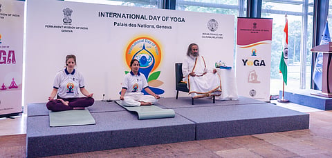 Art of living - yoga day - 1