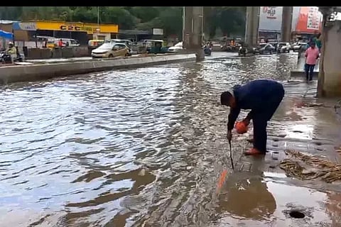 Raining