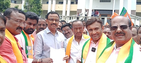 bjp protest