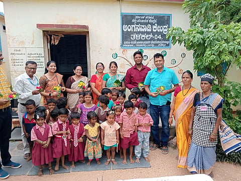 anganavadi in koppal delegates visit kukanoor