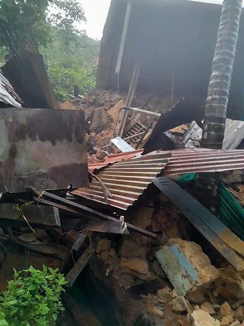 House collapsed