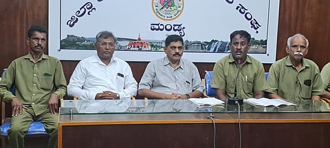 Passenger Auto Drivers Press Conference Mandya
