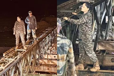 Army Major Sita Shelke whose photos from Keralas Wayanad go viral