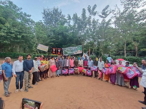 Blanket distribution ceremony Mandya
