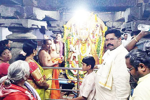 Kanakagiri garudaseva minister shivaraj tangadagi