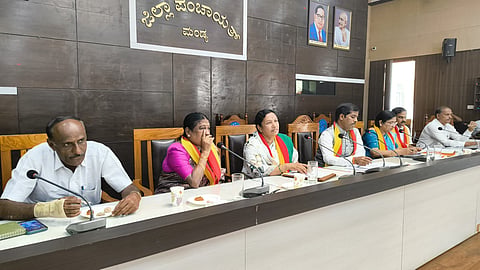 Kannada Sahitya Sammelana DC meeting Mandya