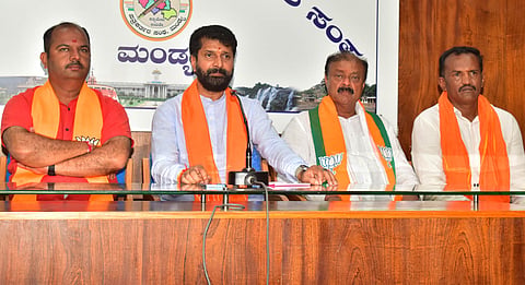 MLC CT Ravi press conference Mandya