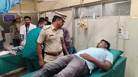 Murder accused shot in leg by police Mandya