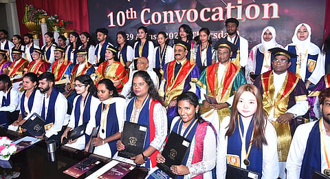 Mysore Saint Philomena's College graduation ceremony