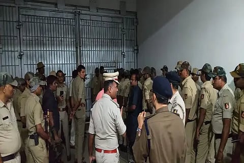 centrol jail raid police
