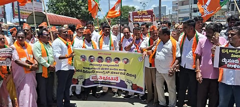 klr bjp protest
