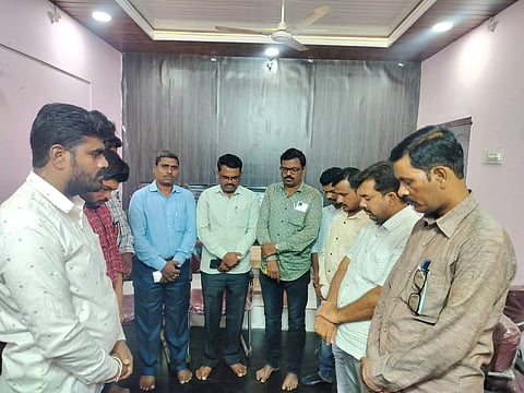 journalist vasant nadiger died sad condolence koppal media club
