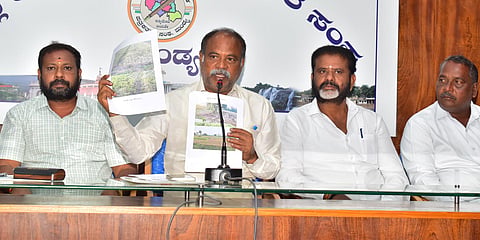 Former JDS MLA Press Conference Mandya