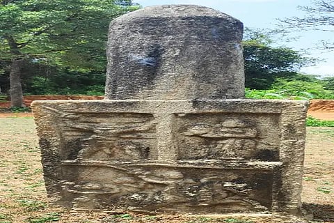 Garuda style beheading sculpture found