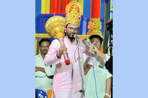 Inauguration of drama performance in the guise of Ashwatthama