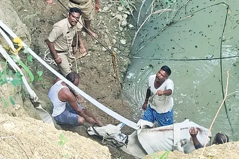 Muddebihal, Chondi Village, Well, Cow Protection, Fire Station,
