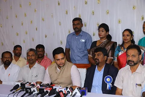 Mysore MP Yaduveer Krishnadatta Wodeyar press meet