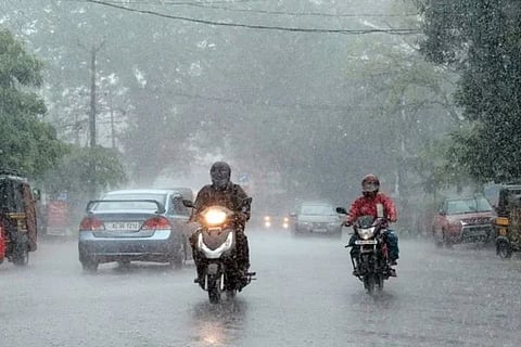 heavy rain
