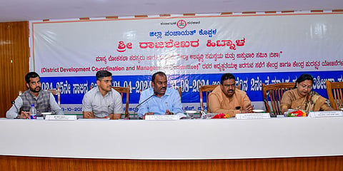 koppal mp Rajashekhar hitnal zp meeting