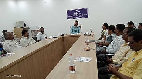 rani channamma jayanthi koppal adc sidrameshwar meeting