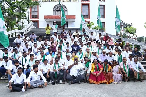 JDS protest