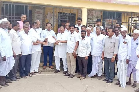 Land, Electric pillars, Kolhara, Basavanbagewadi, Nidagundi, Tehsildar, A.D. Amaravadagi, District Collector,