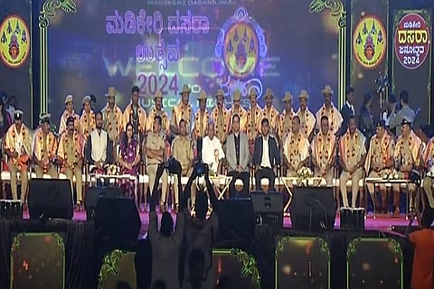 Weeded weapon worship celebration in Madikeri