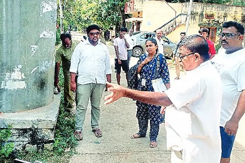 Harihara, work, Lokayukta, inspection,