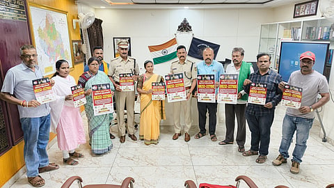 Release of the campaign poster Mandya