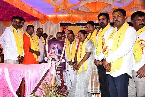 The originator of the kirtans was Bhakta Kanakadasa