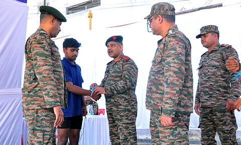 district koppal army ricruitment hari pilyai visits
